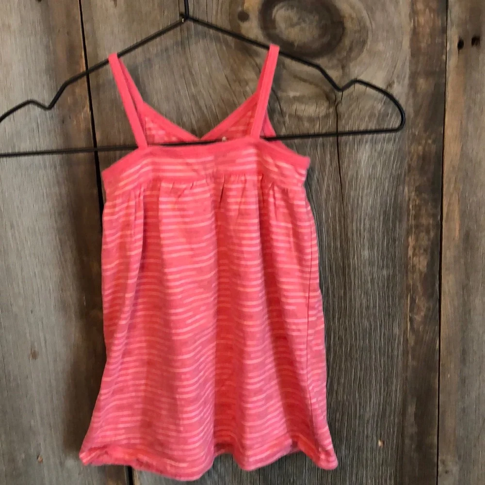 Old Navy Girls Pink Striped Cami Tank Dress 2T